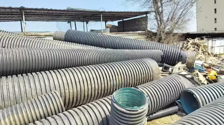 威海市地区处理1批水管道 PVC管