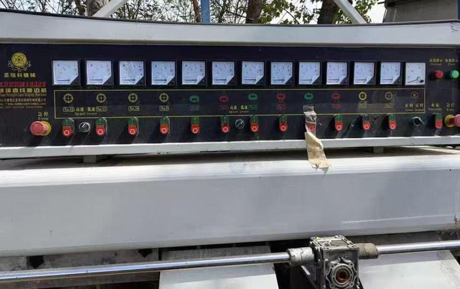 郑州市地区闲置处理 10磨头玻璃磨边机、卧式玻璃清洗干燥机等玻璃加工设备