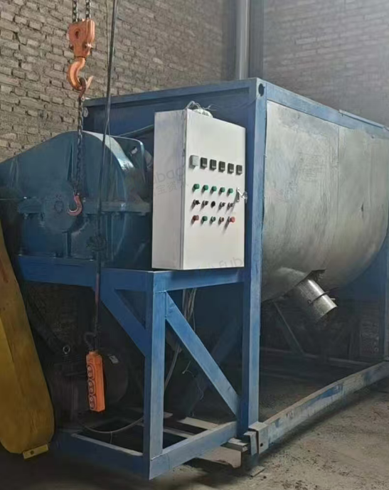 运城市地区工厂处理2吨电炒料机