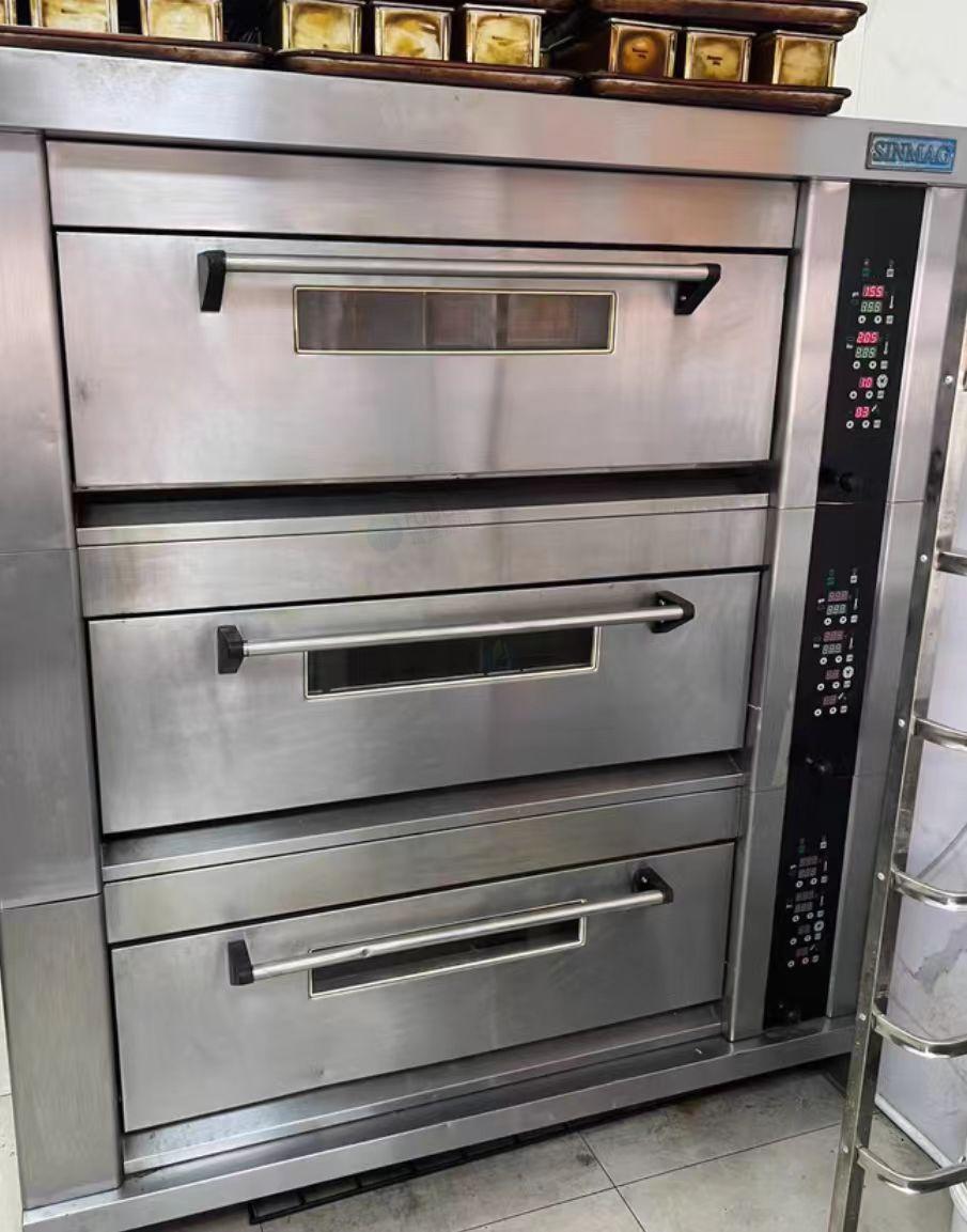 佛山市地区处理吐司盒、三层六盘烤箱、蒸箱、冷藏柜、和面机等