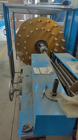 衡水市地区处理72锭双盘棉线缠绕机