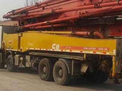 沧州市地区处理三一奔驰56米泵车