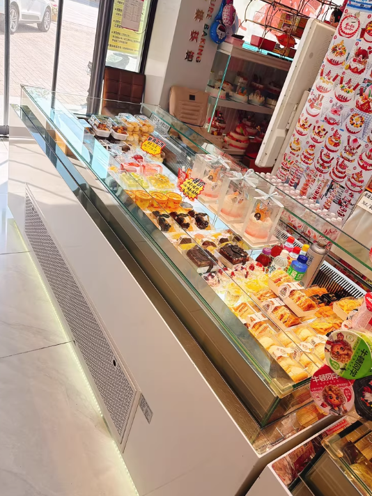 齐齐哈尔地区处理泽比开放冷鲜甜品展柜