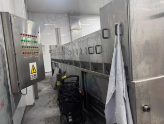 青岛市地区处理悬挂式整鸡油炸线