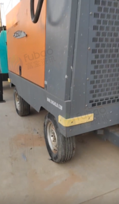 菏泽市地区处理A5湿喷机 螺杆式志高空压机