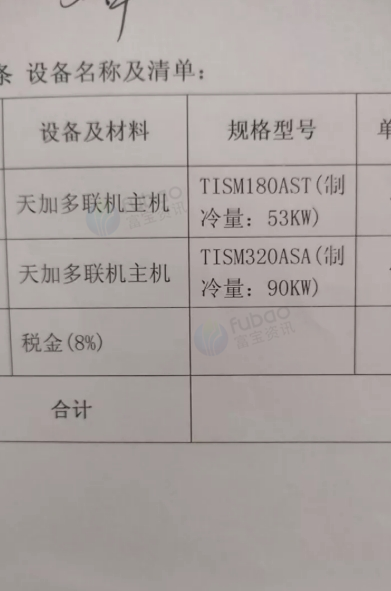 广元市地区处理两台天加中央空调主机