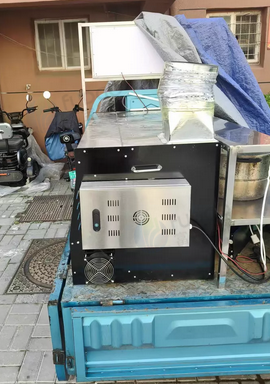 威海市地区处理台式双风机净化烧烤炉
