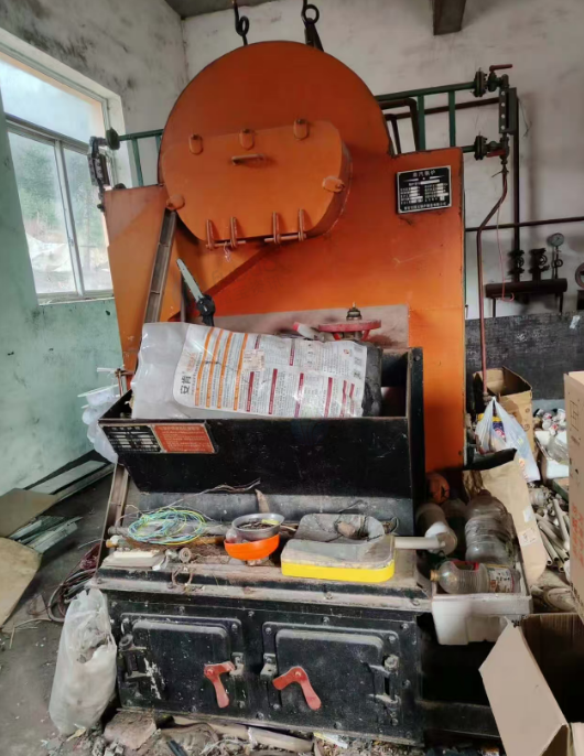 白山市地区处理除尘器二台、热水锅炉、蒸汽锅炉