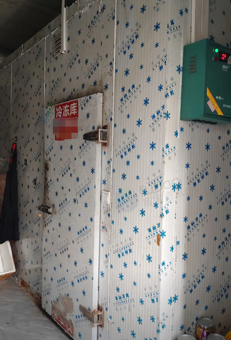 百色市地区超市处理5P机组、9.24平米冻库