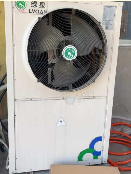 泰安市地区个人处理2台绿泉空气源热泵10匹