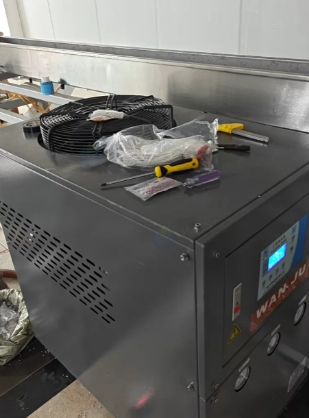 东莞市地区工厂处理拼豆生产线45挤出机包含水冷机