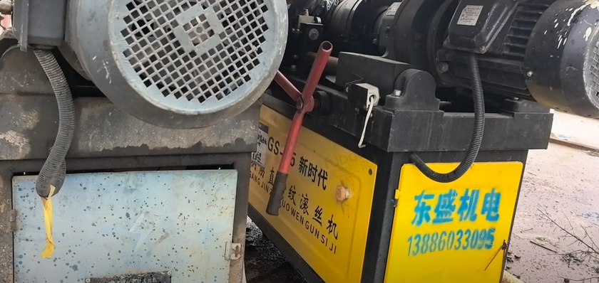 恩施市地区处理1批滚丝机等钢筋设备