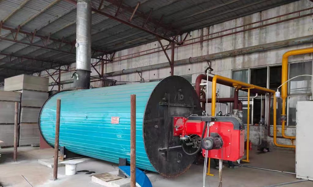 白山市地区处理盘式削片机一套、4吨燃气导热油炉一套