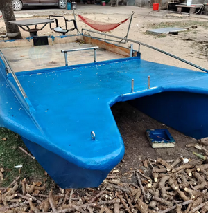 钦州市地区处理白泡双体钓鱼船