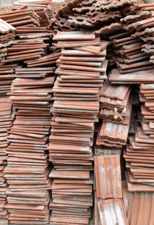 潍坊市地区处理红瓦三千余片