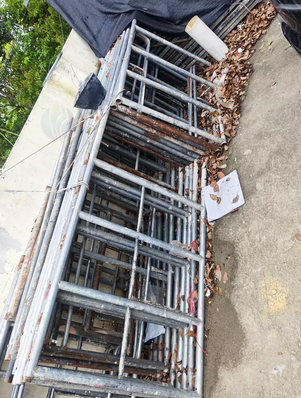 上海市地区处理1批脚手架钢管