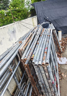 上海市地区处理1批脚手架钢管