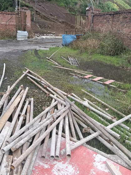 达州市地区处理工地1.5寸旧钢管