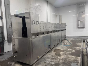 青岛市地区处理悬挂式整鸡油炸线