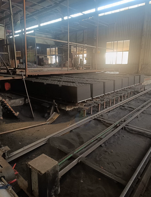 临沂市工厂地区处理铸造水平线一整条