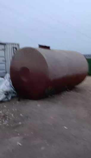 青岛市地区处理油罐容量约9635升