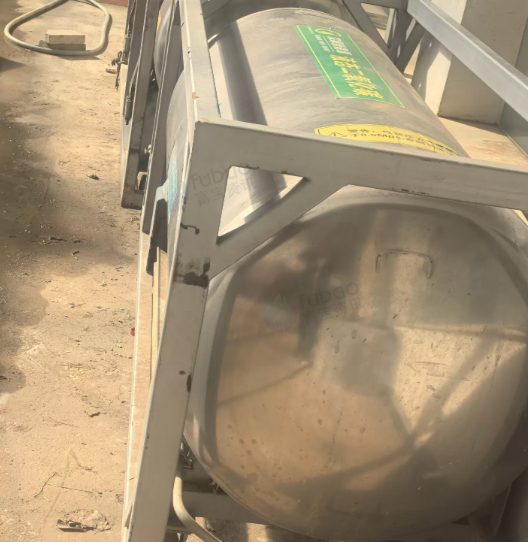 海西市地区工厂处理650L液态二氧化碳储罐