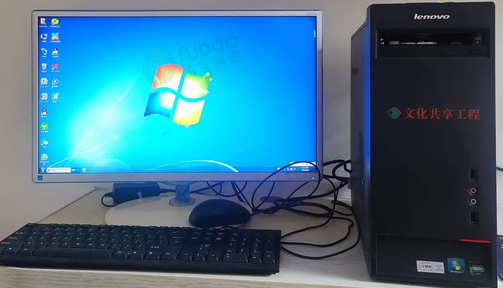 赣州市地区处理联想台式电脑、三星24寸显示器一套