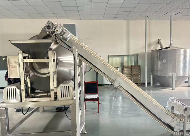 聊城市地区处理米砖全自动抽真空包装机、搅拌桶设备、储料仓