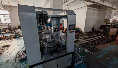 温州市地区处理四工位转盘钻孔攻丝机