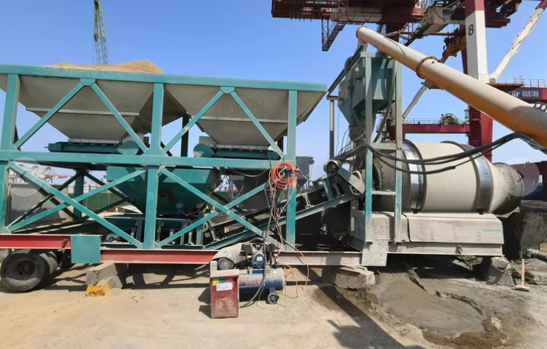 青岛市地区处理1000型移动式砂浆混凝土搅拌机