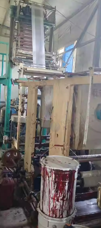 南阳地区处理吹膜印刷、制袋全套流水线、11千瓦捷豹螺杆空压机等