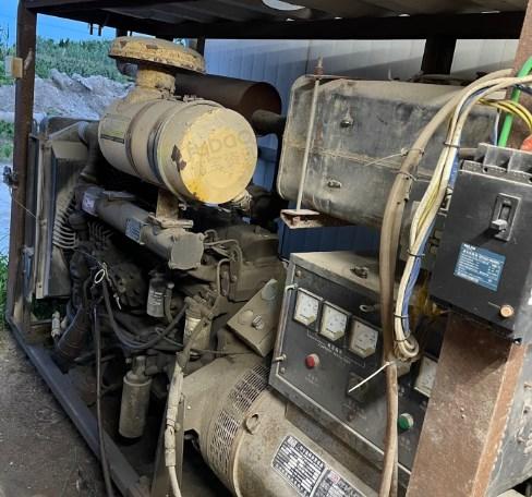 南通地区工厂处理120KW发电机组